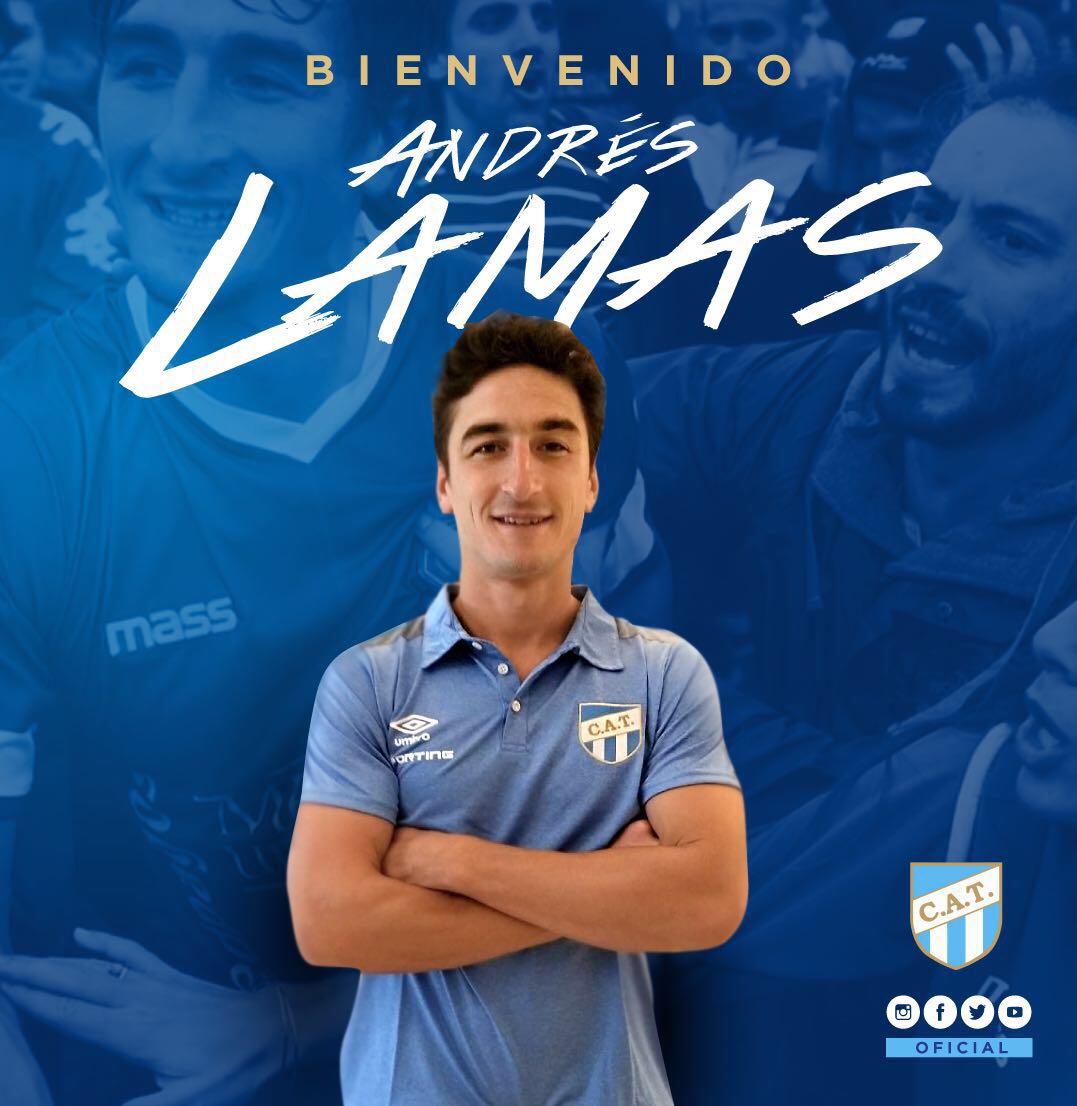 Andrés Lamas firmó su contrato con Atlético Tucumán el tucumano