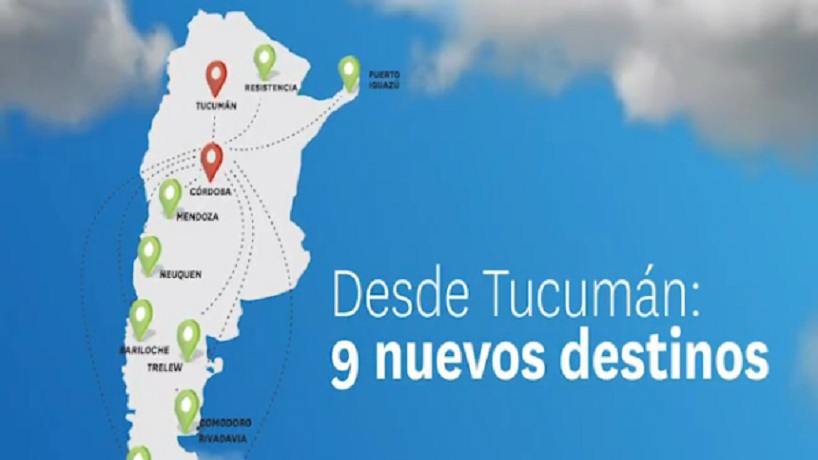 Tucumán tendrá nueve nuevas rutas aéreas a través de Córdoba - Tucumán ...
