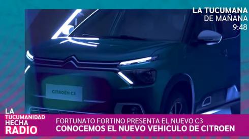“Con actitud SUV”: Fortunato Fortino presenta en Tucumán el nuevo Citroën C3