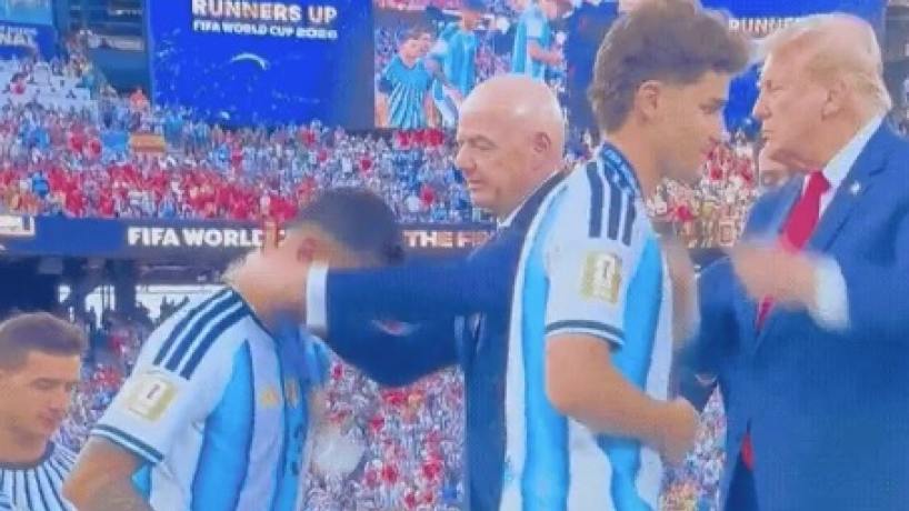 "Se pudrió todo": video, qué pasó al final entre jugadores de la Selección y Donald Trump