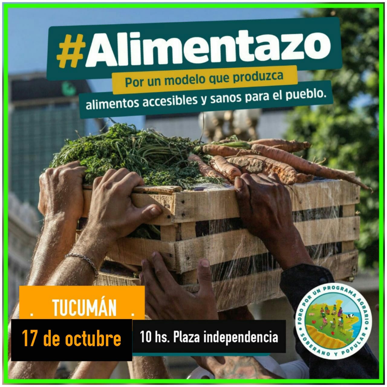 Se viene un nuevo #Alimentazo en Plaza Independencia 5 191017091033 95354