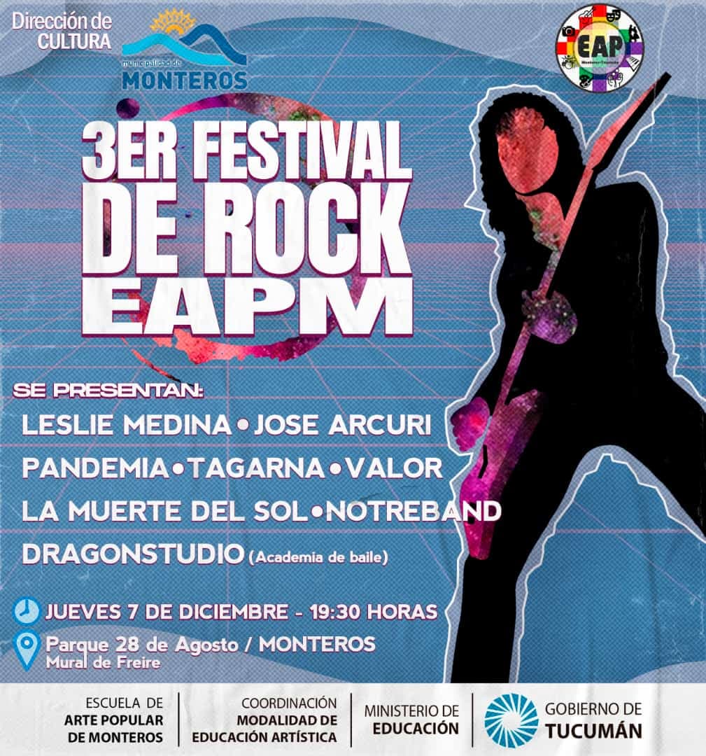 Rock en el Parque una cita imperdible para los tucumanos amantes del